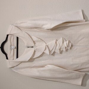 Tweeds Boiled Wool Ruffled Jacket Size 2X